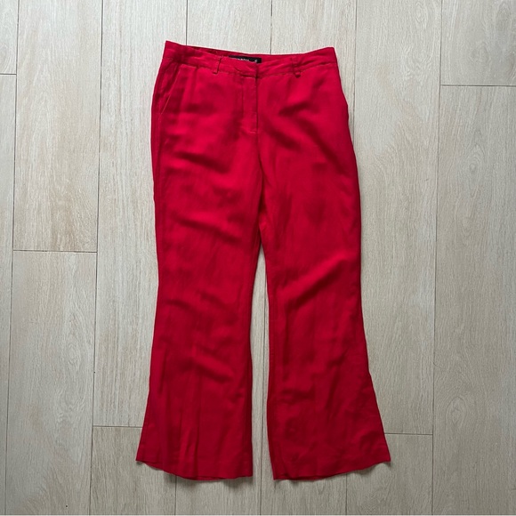 CUESTA BLANCA Red linen pants. 50% linen, 50% viscose. Size 42. Perfect Conditio - Picture 6 of 6